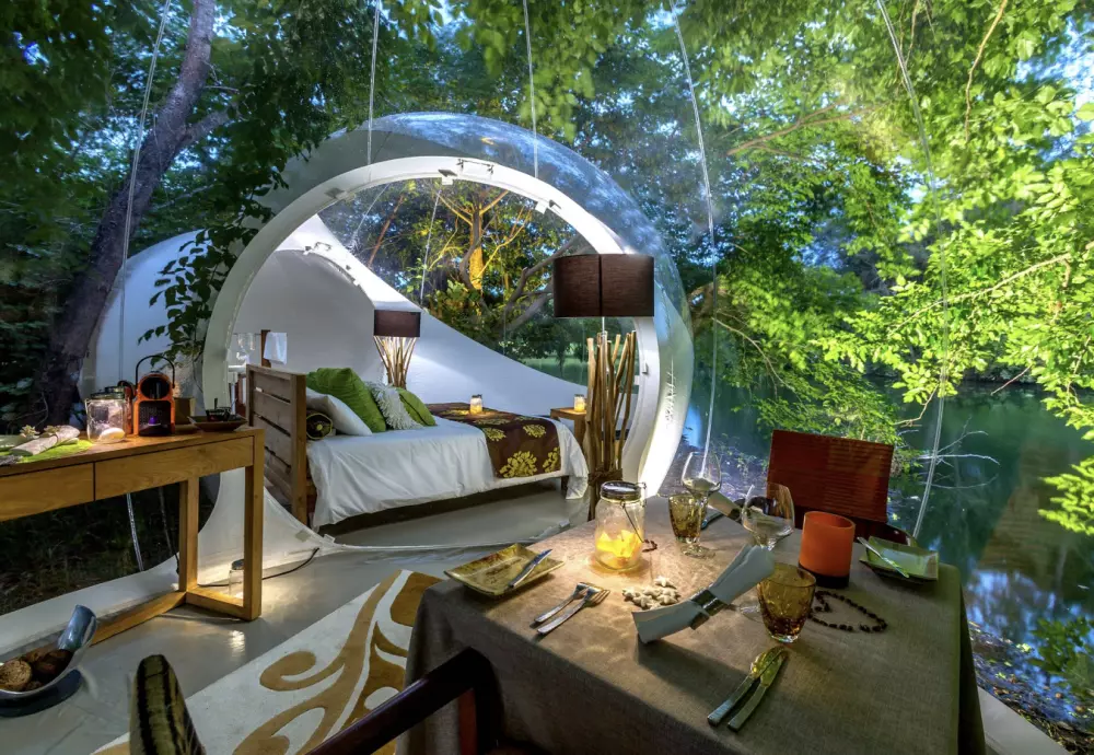 high quality inflatable bubble dome tent